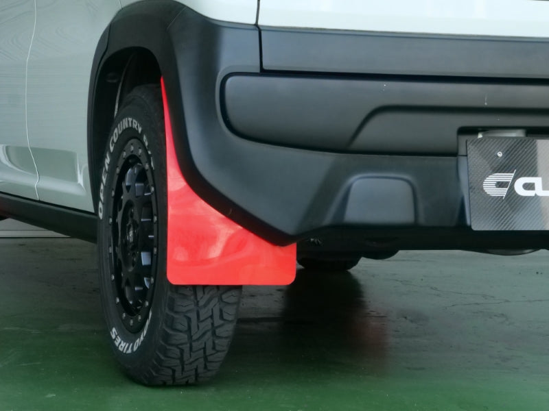 CUSCO 621 851 RR Mud Flaps Rear (red) for SUZUKI Hustler (MR31S) 2014-2020 Photo-1