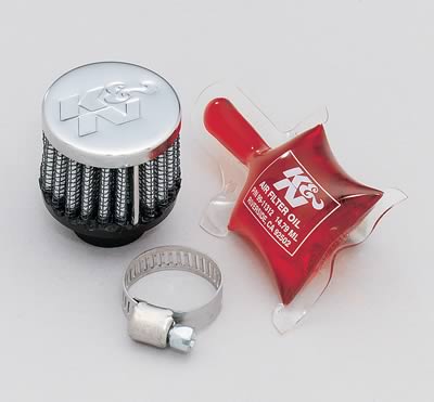 K&N 62-2480 Vent Air Filter / Breather 5.512" FLG 1-3/8" OD 1-1/8" H Photo-2