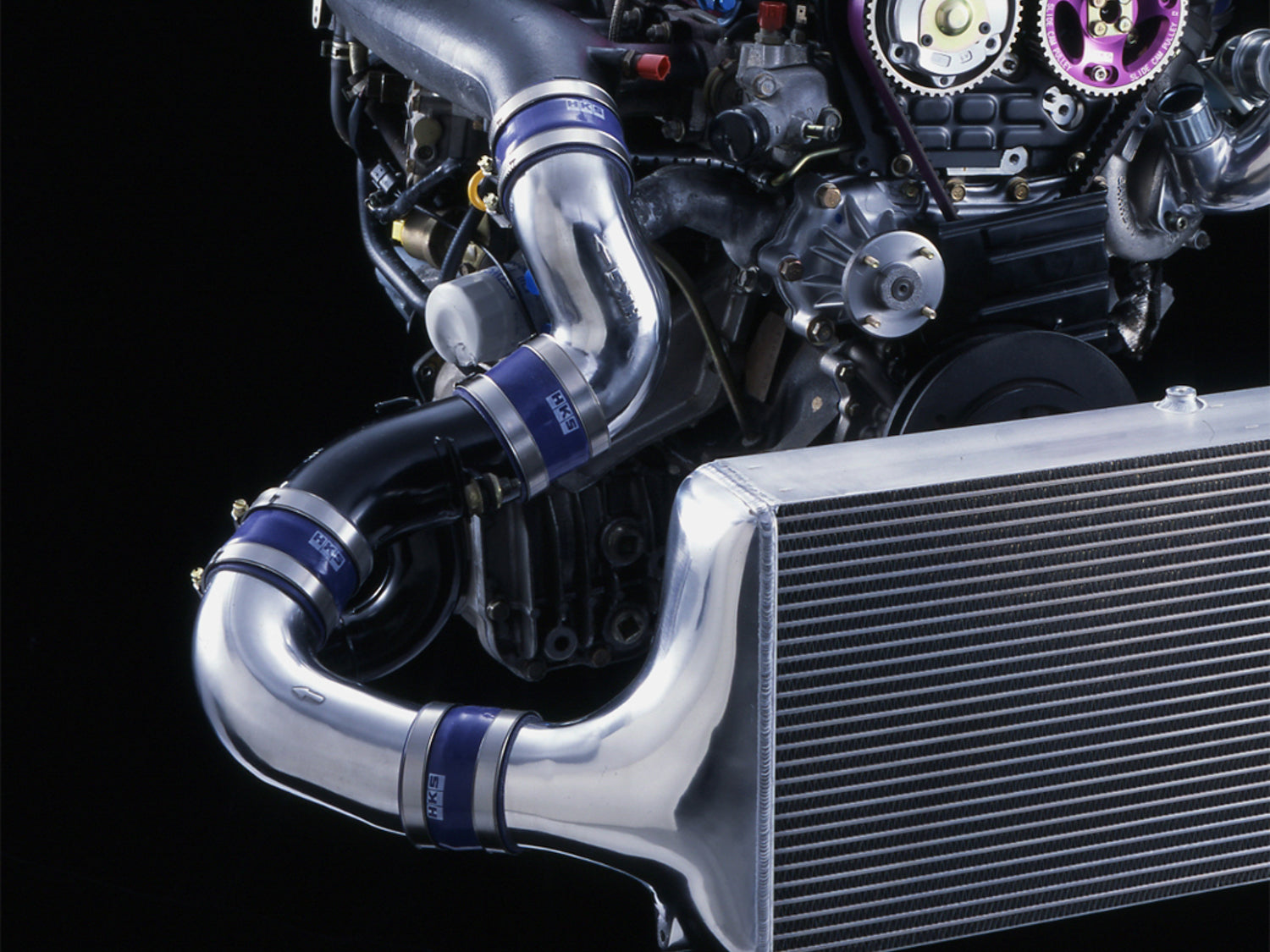 HKS 13002-AN001 Intercooler Piping Kit For Nissan Skyline GT-R R32/33/34 Photo-2