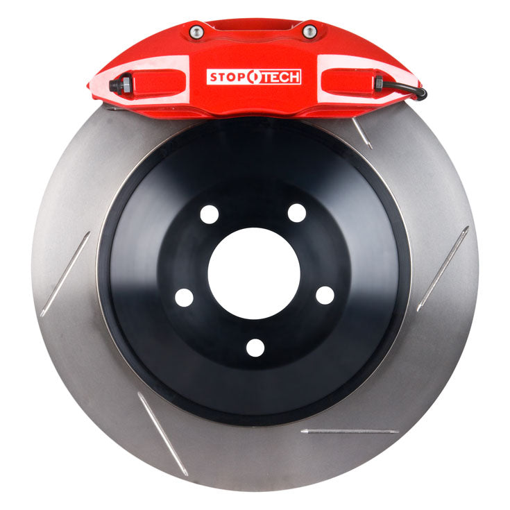 STOPTECH 82.874.0058.71 BBK 2PC ROTOR, REAR SLOTTED 380X32/ST41 RED TOYOTA LAND CRUISER '08 Photo-0
