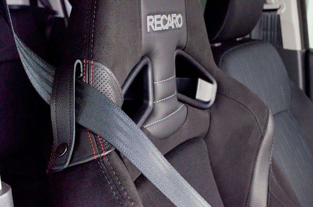 RECARO 7304510.2.59.ET Cover Beltguide, Backside, Black Rh MOQ 10 Photo-0