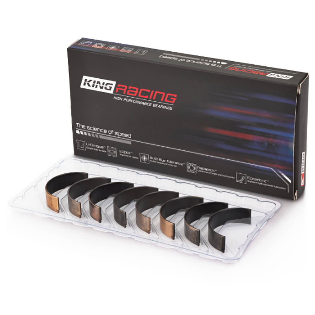 KING CR4125XPG Conrod Bearing Kit for SUBARU EJ20 / EJ22 / EJ25 (inc.Turbo) 52mm (ACL 4B8296H) Photo-0