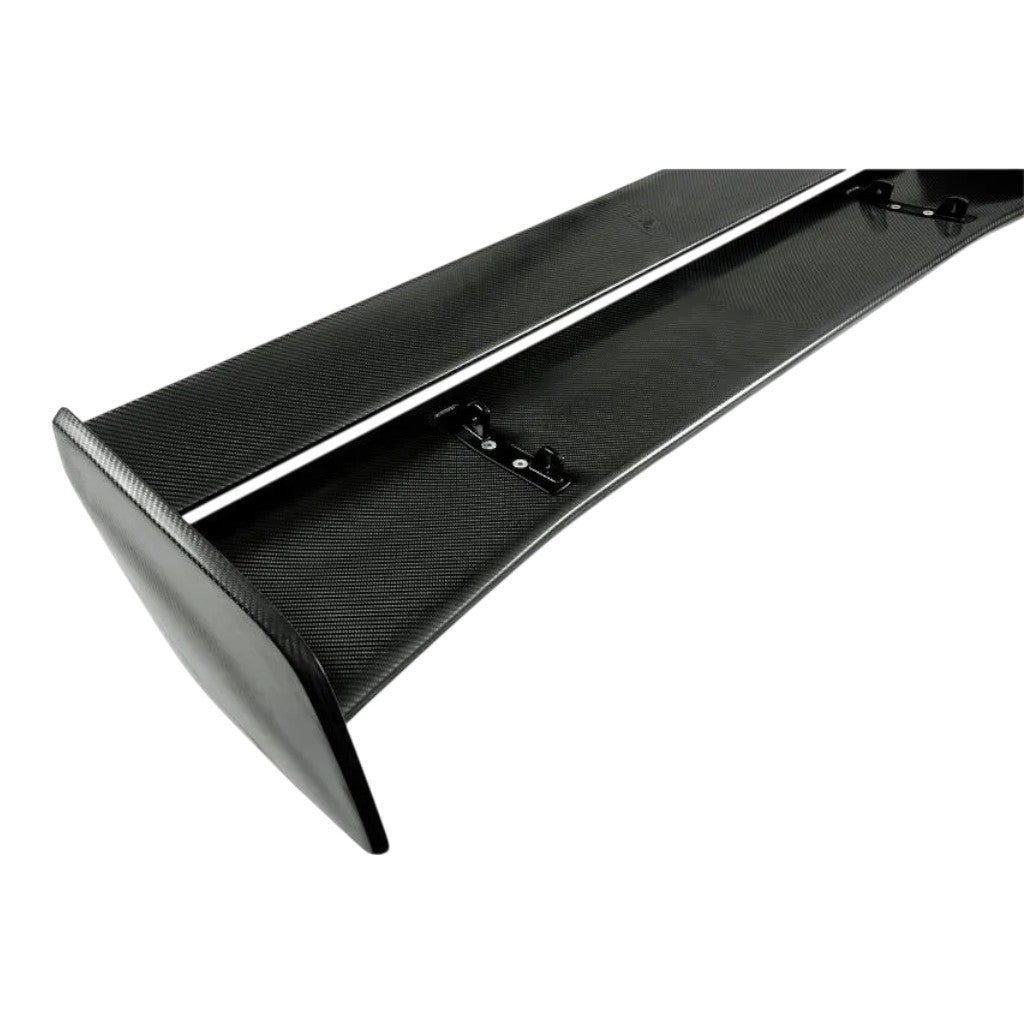 KLINE INNOVATION KL-AER-POR-718GT4-LMTXRW Carbon Fiber LM Rear wing (Riser bracket included) (Textreme carbon) for PORSCHE 718 GT4 Photo-1