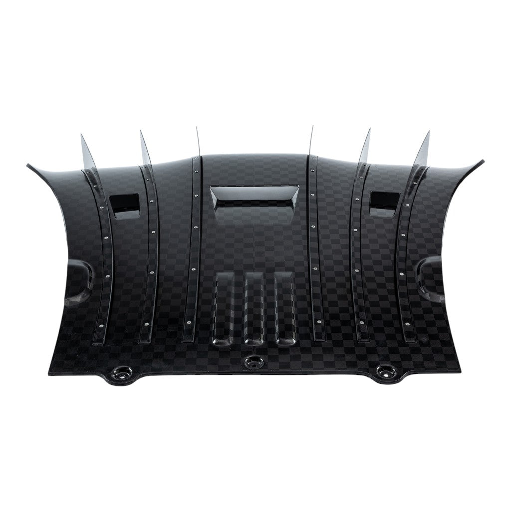 KLINE INNOVATION KL-AER-POR-992GT3-TXRD Carbon Fiber Rear Diffuser (Inconel 625) for PORSCHE 911 GT3 (992) Photo-2