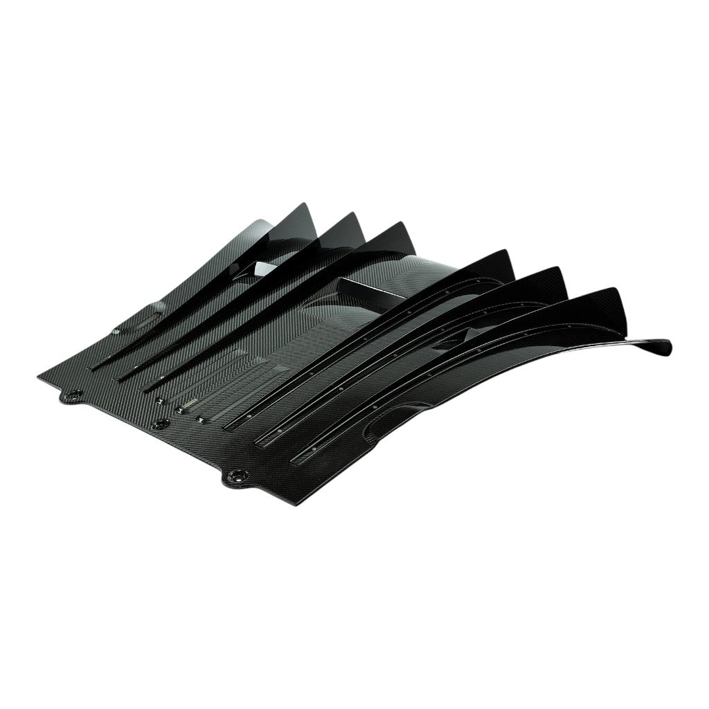 KLINE INNOVATION KL-AER-POR-992GT3-TXRD Carbon Fiber Rear Diffuser (Inconel 625) for PORSCHE 911 GT3 (992) Photo-5