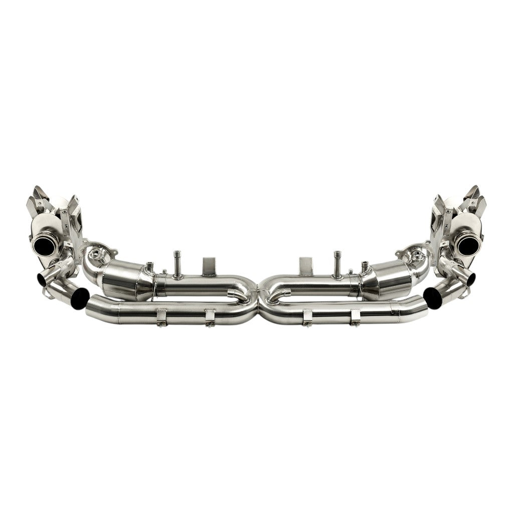 KLINE INNOVATION KL-POR-992.2TTH-RS-VALVE-RS-INC Valvetronic Cat-Back Exhaust System (Inconel 625) for PORSCHE 911 Turbo / Turbo S (992.2) Photo-0