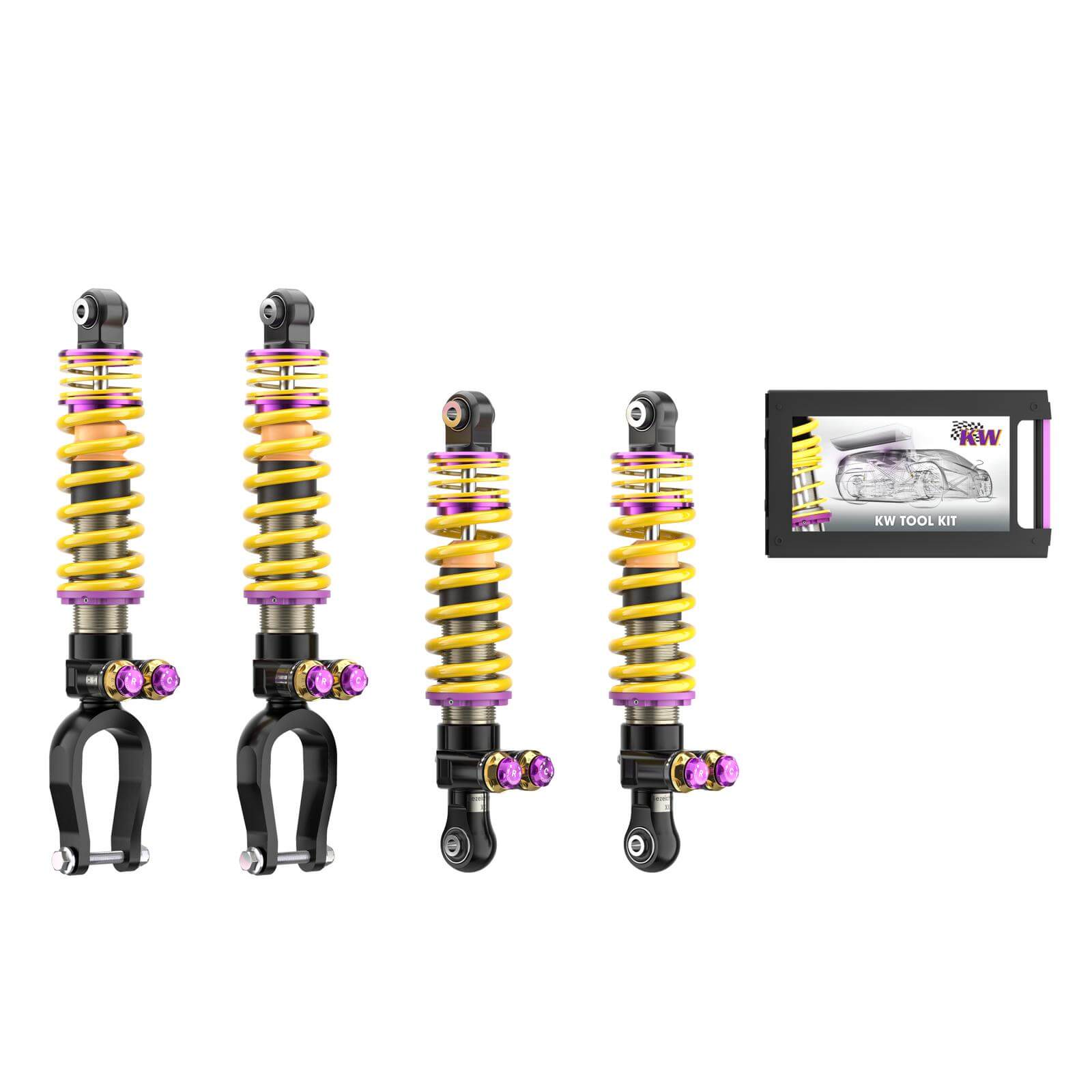 KW 309100AN Coilover kit V5 for AUDI R8 (4S3 / 4SP) / R8 Spyder (4S9 / 4SR) with magnetic ride 2015+ Photo-0