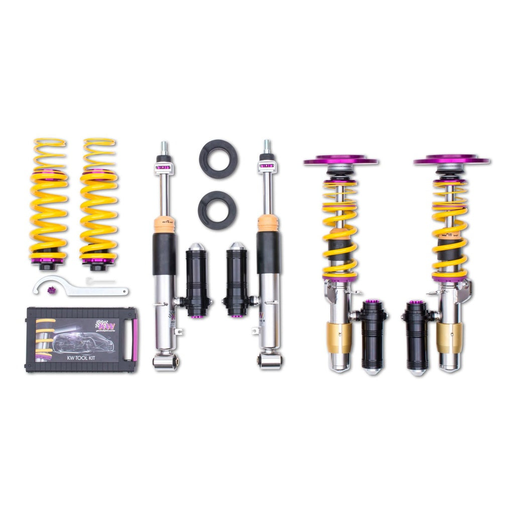 KW 352208AN Coilover Kit CLUBSPORT V3 (incl. top mounts) for BMW M3 (F80) / M4 (F82) 2014-2020 Photo-0