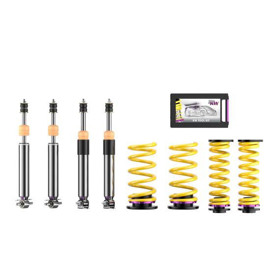KW 352250AL Coilover Kit INOX V3 for MERCEDES-BENZ S-Class Coupe (C126) 1980-1991 Photo-0