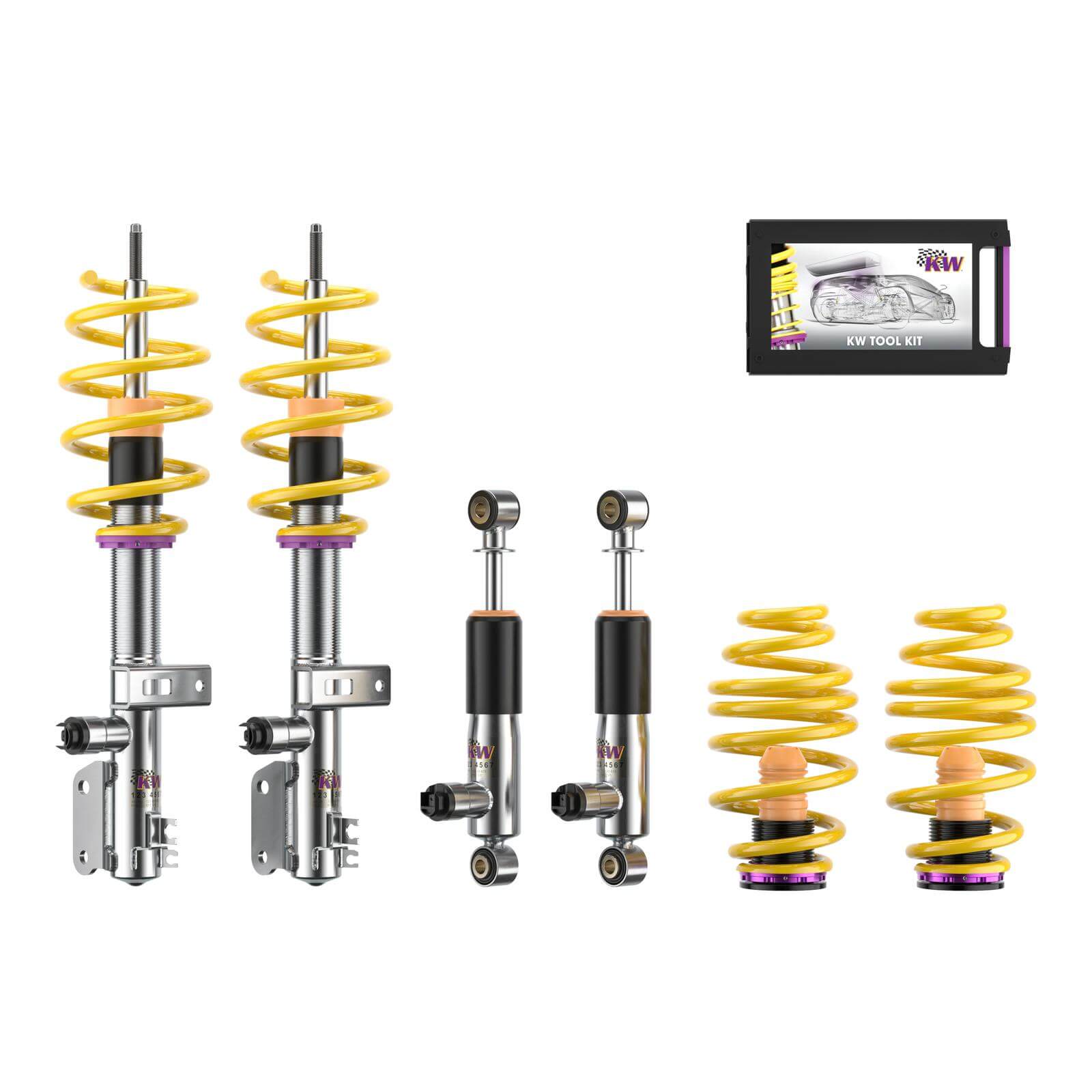 KW 39080063 Coilover kit DDC Plug & play for VW Multivan T7 (STM / STN) with DCC 2021+ Photo-0