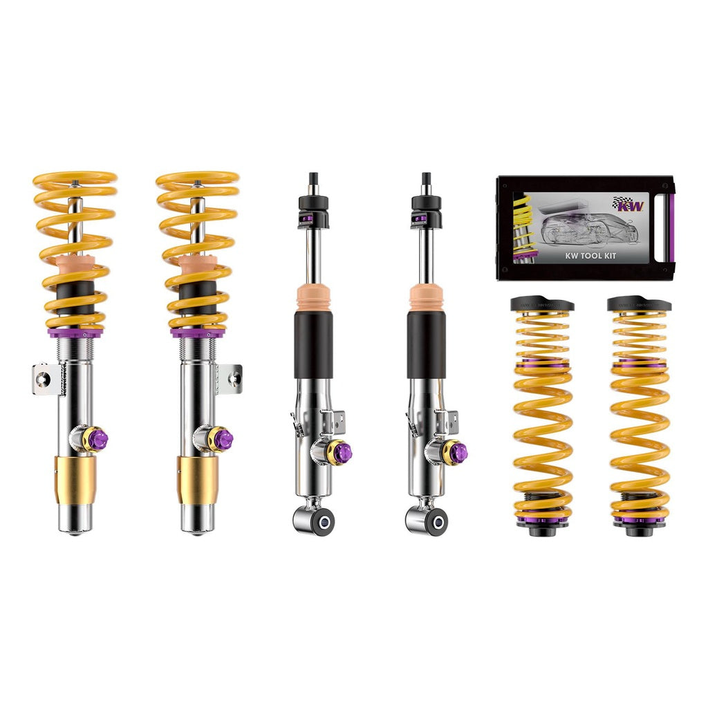 KW 3A7200EB Coilover Kit V4 (incl. Deactivation Electronic Dampers) for BMW M2 (G87) / M3 (G80) / M4 (G82) Photo-0