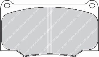 FERODO FRP1061R Brake Pads DS3000 for Caliper AP Racing CP4296 Photo-0