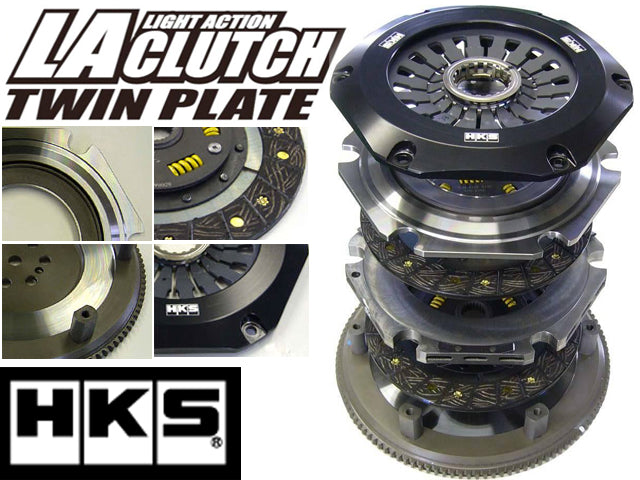HKS 26011-AF001 Clutch LA Type 2-Plate (6MT ONLY!) GRB/GDB/BL5-E/BP5-E/SG9 Photo-0
