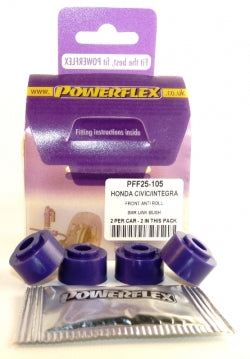 POWERFLEX PFF25-105 x2 Anti Roll Bar Link Bushing ACURA Integra (94-01)/HONDA Civic(92-95)/Del Sol(93-97) Photo-0