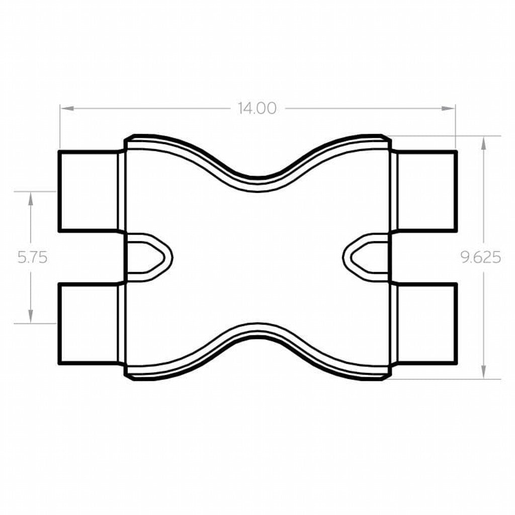 MAGNAFLOW 10792 Exhaust X-Pipe 3.00 inch Photo-1