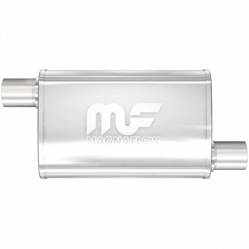 MAGNAFLOW 11266 Straight-Through Performance Muffler (2.5 inch Offset / Offset, Body 4x18x9) Photo-0