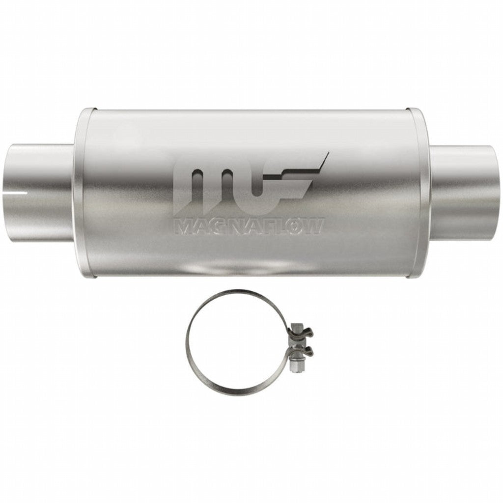 MAGNAFLOW 12775 Straight-Through Performance Muffler (4 inch Center / Center, Body 7x7x14) Photo-0