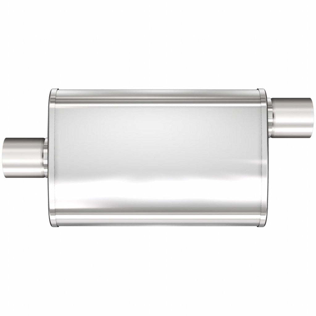 MAGNAFLOW 13256 Exhaust Muffler Multi-Chamber (2.5 inch Offset / Center / 4x18x9 Body) Photo-0