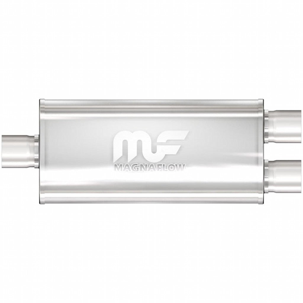 MAGNAFLOW 14221 Straight-Through Performance Muffler (3 / 2.5 inch Center / Dual, Body 5x14x8) Photo-0