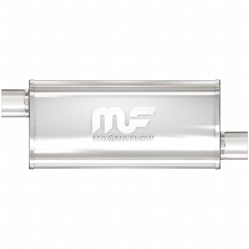 MAGNAFLOW 14264 Straight-Through Performance Muffler (3 inch Offset / Offset, Body 5x18x8) Photo-0