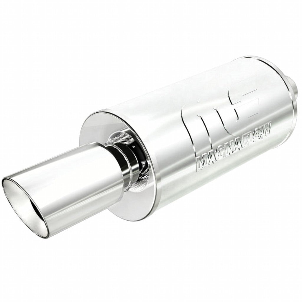 MAGNAFLOW 14826 Straight-Through Performance Muffler (2.25 / 4 inch Center / Center, Body 7x14x7) Photo-0