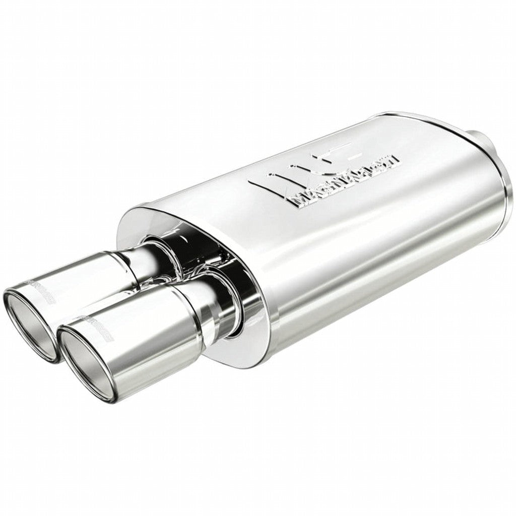 MAGNAFLOW 14862 Straight-Through Performance Muffler (2.25 / 3 inch Center / Dual, Body 5x14x8) Photo-0