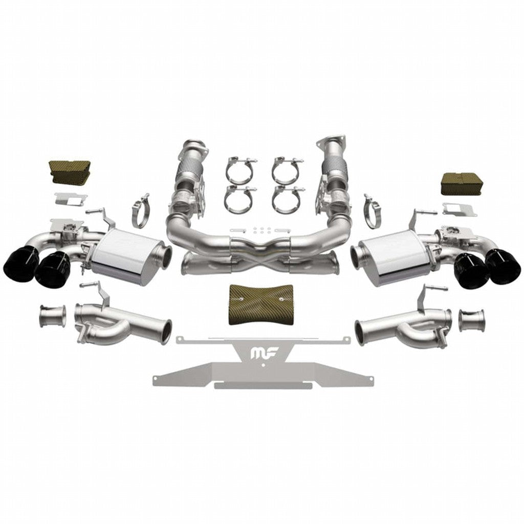MAGNAFLOW 19545 Exhaust System xMOD Series Black Chrome for CHEVROLET Corvette 2020-2024 Photo-0
