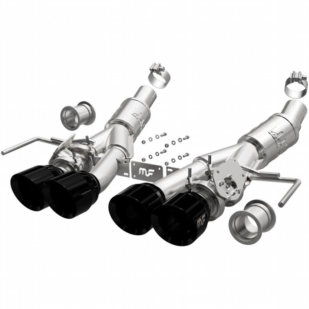 MAGNAFLOW 19581 Exhaust Muffler NEO Series Black Chrome for CHEVROLET Corvette 2014-2019 Photo-0