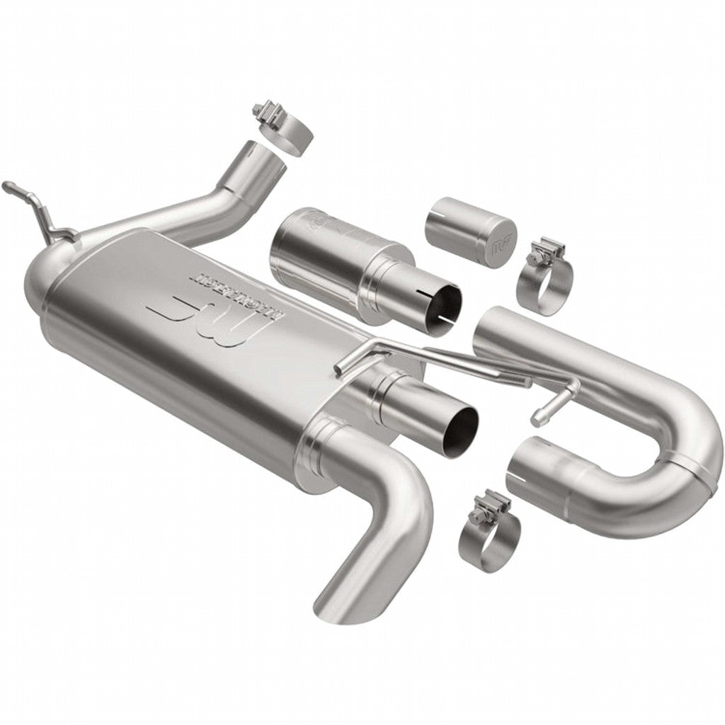 MAGNAFLOW 19668 Exhaust Muffler Overland Series for JEEP Wrangler 2007-2018 Photo-0