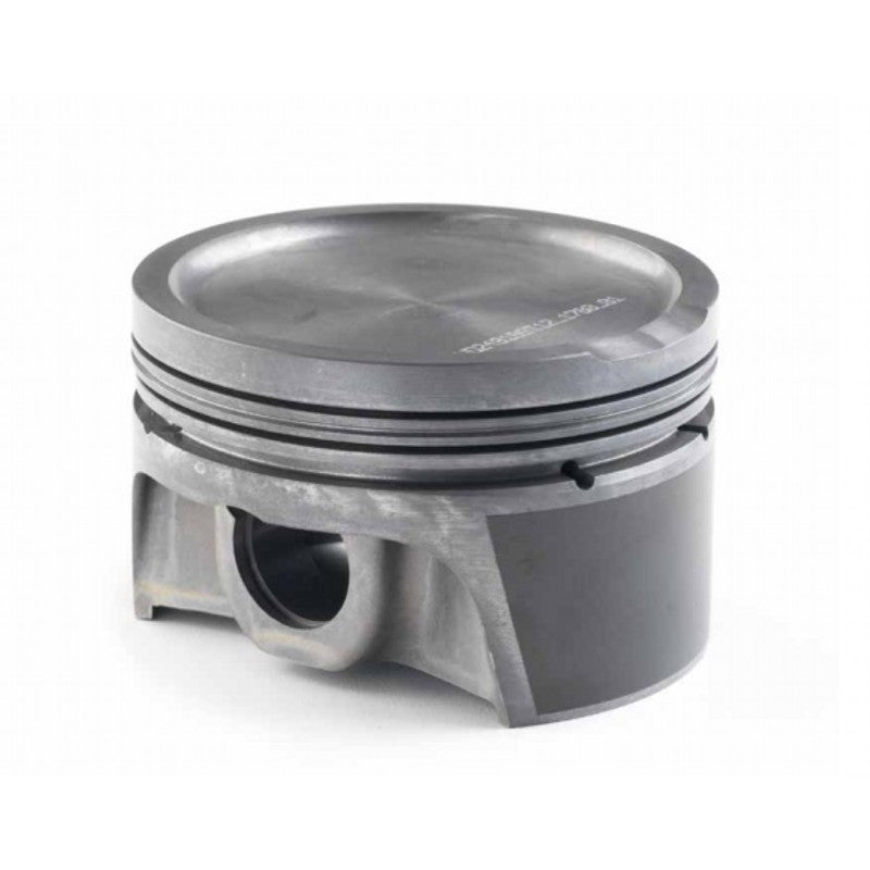 MAHLE 930070509T Piston Kit with TBC (81.50mm x 30.7mm CH, 86.4mm stroke, 154mm rod, 21mm pin, -7.2cc, 295g, 9.0CR, 4032) for AUDI S4 2.7L 6-cyl. 5V Turbo Photo-0
