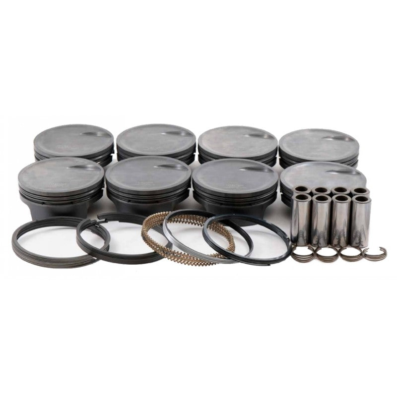 MAHLE 197871000T Piston Kit with TBC (632cid 4.600 x 1.120RCH, 4.750stroke, 6.700rod, 0.990pin, -18.0cc, 533g, 9.8CR, 2618) for CHEVROLET Big Block Photo-0