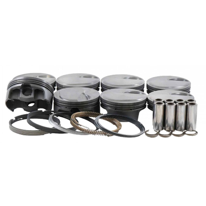 MAHLE 928980200T Piston Kit Dome (541cid 4.500 x 1.270RCH, 4.250stroke, 6.385rod, 0.990pin, 38.0cc, 590g, 13.2CR, 2618) for CHEVROLET Big Block Photo-0