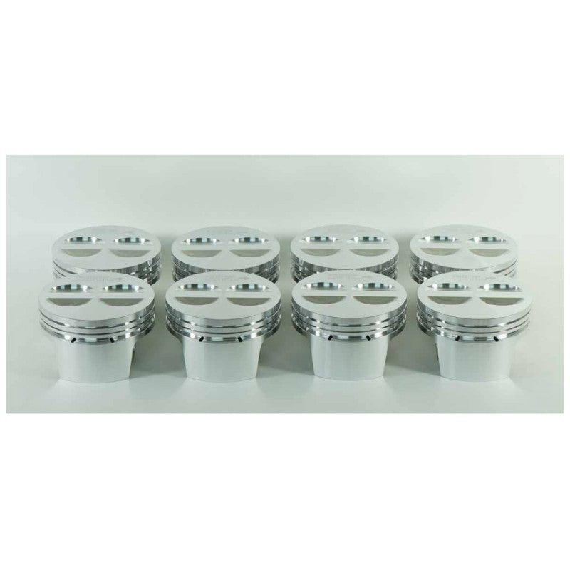 MAHLE 930127802T Piston Kit with TBC (350cid 4.002 x 1.559CH, 3.480stroke, 5.700rod, 0.927pin, -4.9cc, 549g, 10.3CR, 4032) for CHEVROLET Small Block Photo-0