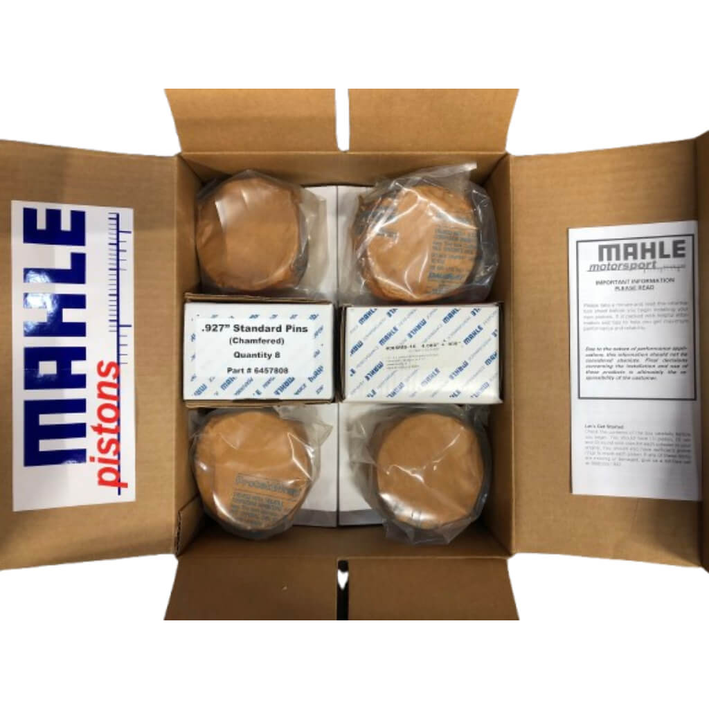 MAHLE SBC125060I26 Piston Set for CHEVROLET Small Block Chevy Inverted Dome (103.12 mm) Photo-1