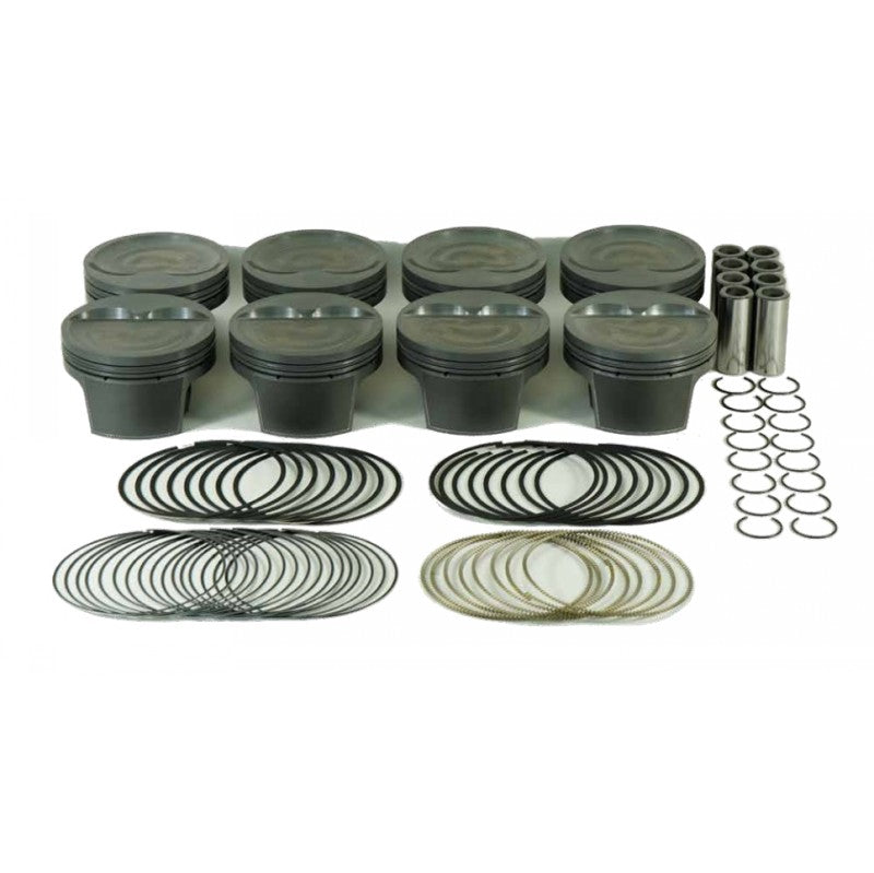 MAHLE 930211465T Piston Kit Inverted Dome (436cid 4.165 x 1.000RCH, 4.000stroke, 6.000rod, 0.927pin, -20cc, 436g, 10.6CR, 4032) for CHEVROLET Small Block Photo-0
