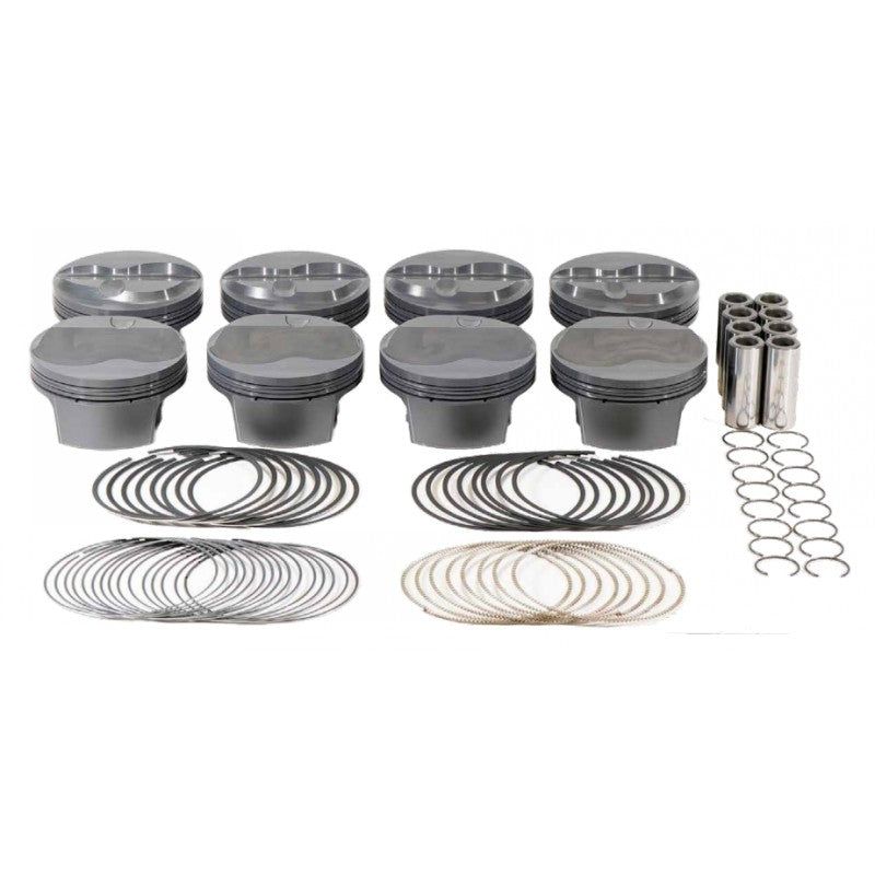 MAHLE 930247030T Piston Kit Dome (332cid 4.030 x 1.165CH, 3.250stroke, 5.400rod, 0.927pin, 7.0cc, 461g, 11.4CR, 2618) for FORD Small Block Photo-0