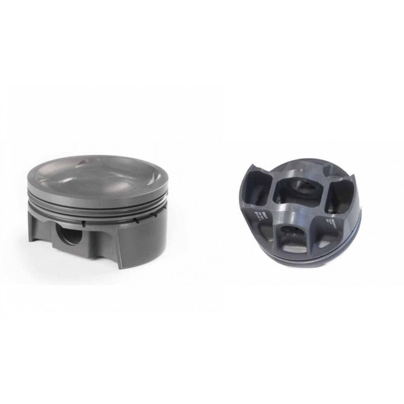 MAHLE 930285427T Piston Kit with TBC (99.75mm x 30.7mm CH, 79.0mm stroke, 130.5mm rod, 23mm pin, -14.1cc, 406g, 9.0CR, 2618) for SUBARU WRX STI 2.5L Photo-0
