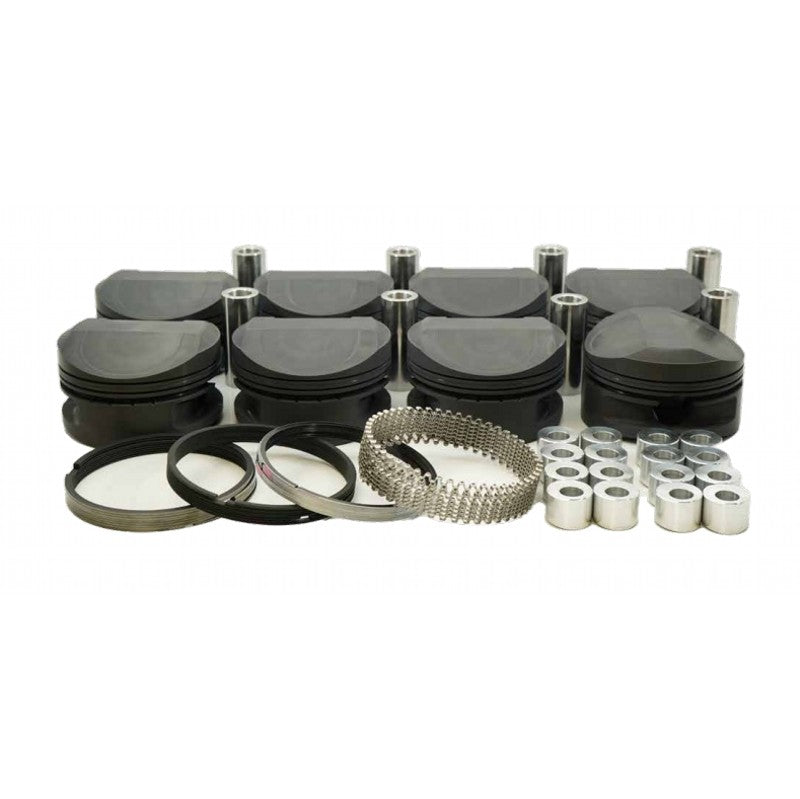 MAHLE 197884168T Piston Kit with TBC (527cid 4.468 x 1.425BCH, 4.200stroke, 7.280/7.310rod, 1.094pin, 17.6cc, 760g, 12.6CR, 2618) for MOPAR Big Block Photo-0