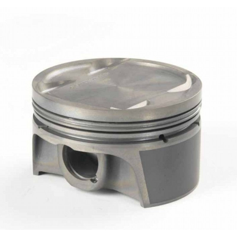 MAHLE 928989386T Piston Kit with TBC (86.00mm x 34.0mm CH, 86.0mm stroke, 142.0mm rod, 22mm pin, -14.2cc, 329g, 8.6CR, 2618) for TOYOTA Supra 2JZ-GTE 3.0L Photo-0