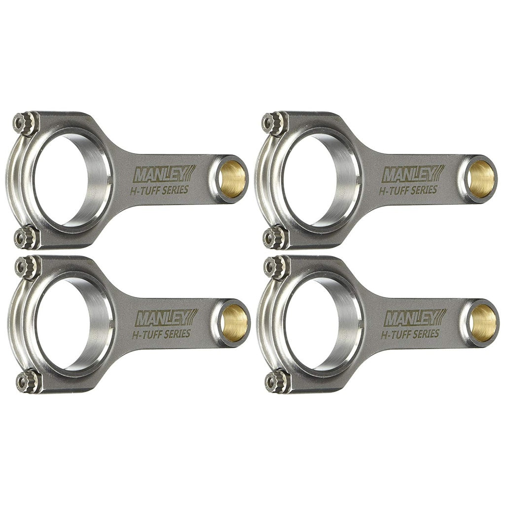 MANLEY 15024-4 Connecting Rod Set H-Beam for SUBARU EJ20/25 Photo-0