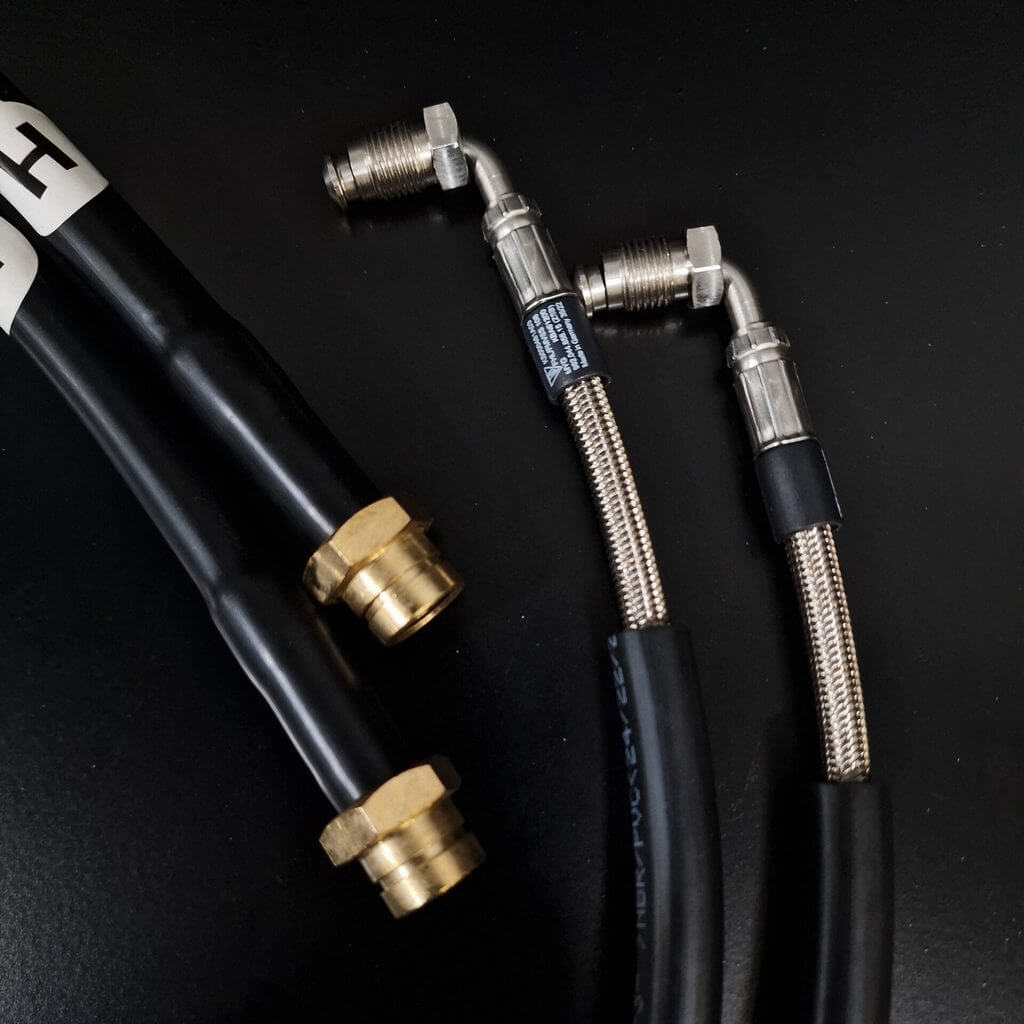 MANTHEY RACING 99204485615 Braided Brake Line Set (Front And Rear) for PORSCHE 911 GT3 / GT3 RS (992) Photo-2