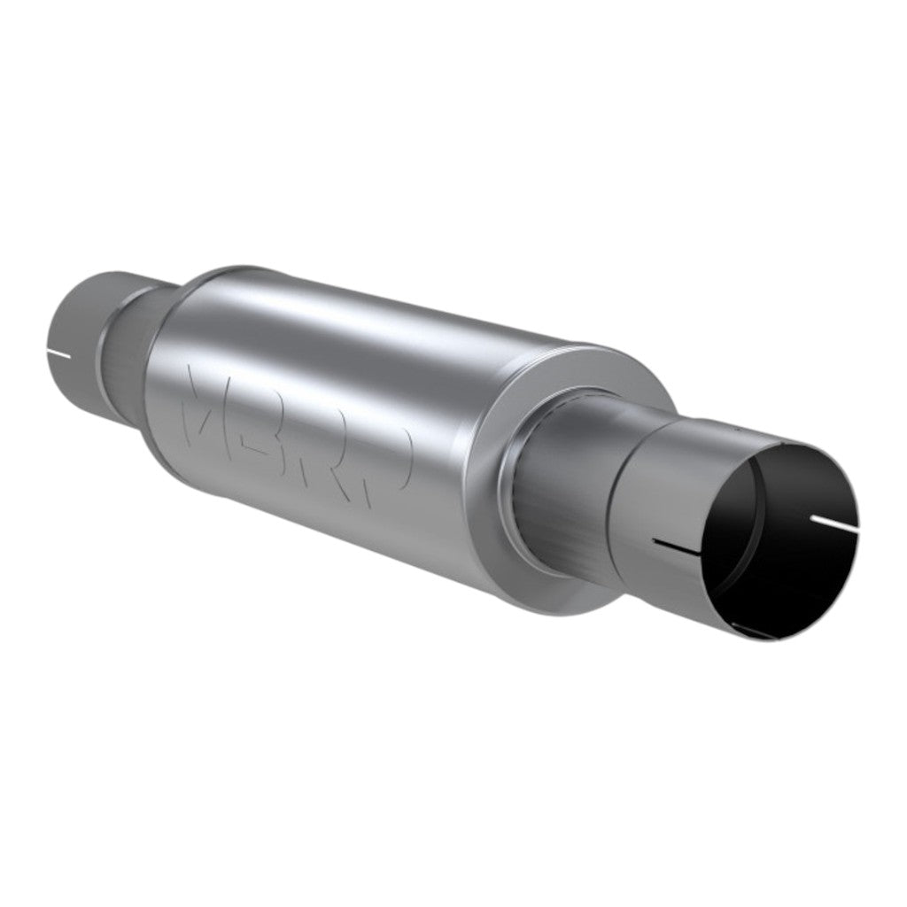 MBRP M20681 Muffler Armor Lite (Aluminized Steel / 4" In/Out / 15.75" Body / 30" Overall) Photo-0