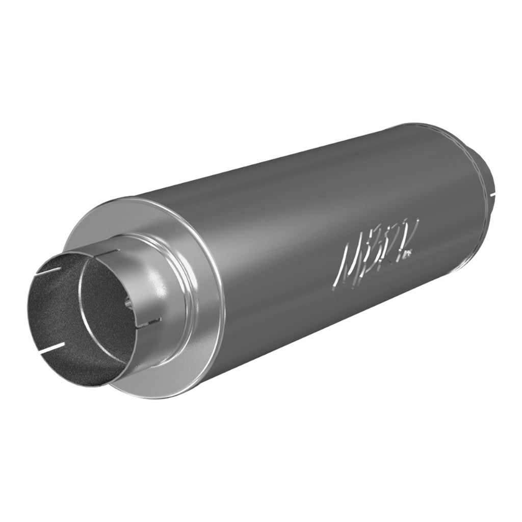 MBRP M2220A Muffler Armor Lite (Aluminized Steel / 5" In/Out / 8" Diameter / 31" Overall / Quiet Tone) Photo-0