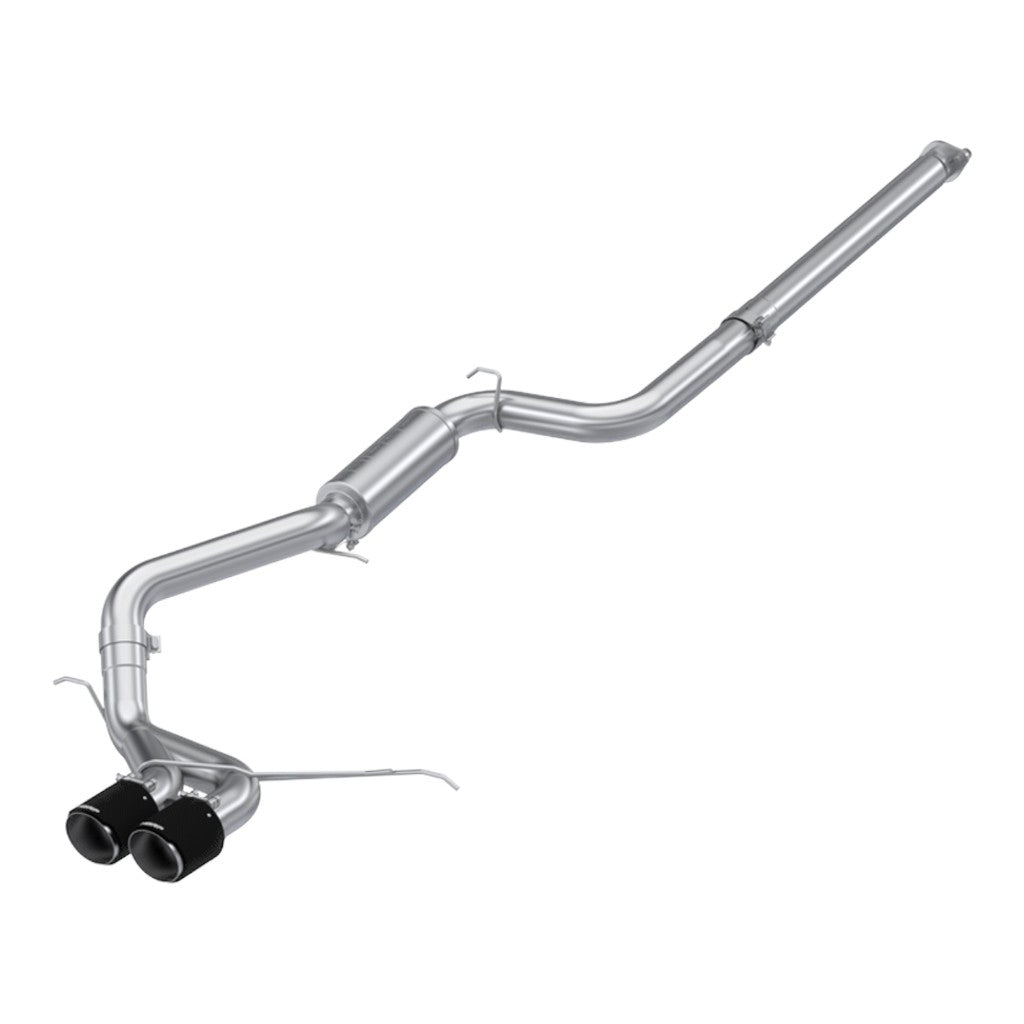 MBRP S42013CF Cat-Back 3" Armor Pro (T304 Stainless Steel / Dual with Carbon End Tips) for FORD Focus ST 2.0L EcoBoost 2013-2018 Photo-0