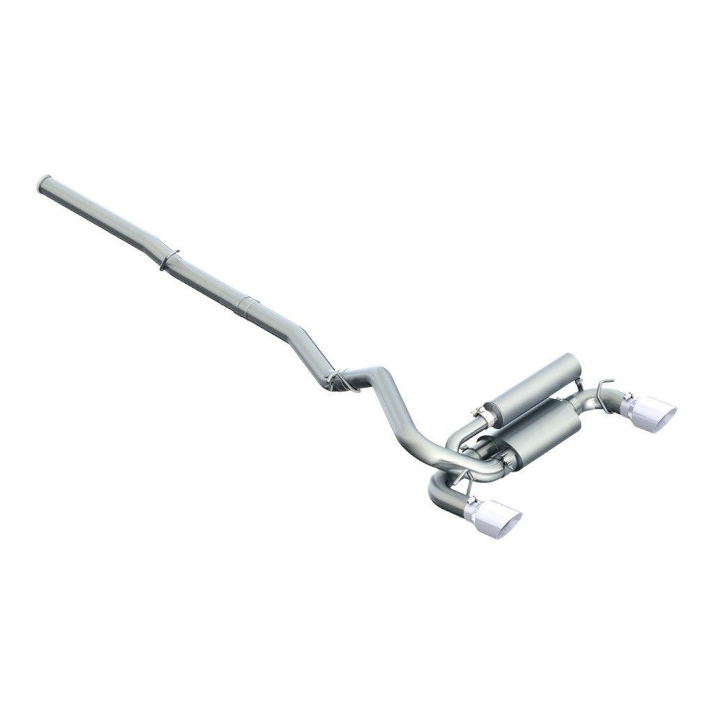 MBRP S4203409 Cat-Back 3" Armor Plus (T409 Stainless Steel / Dual) for FORD Focus RS 2016-2018 Photo-0