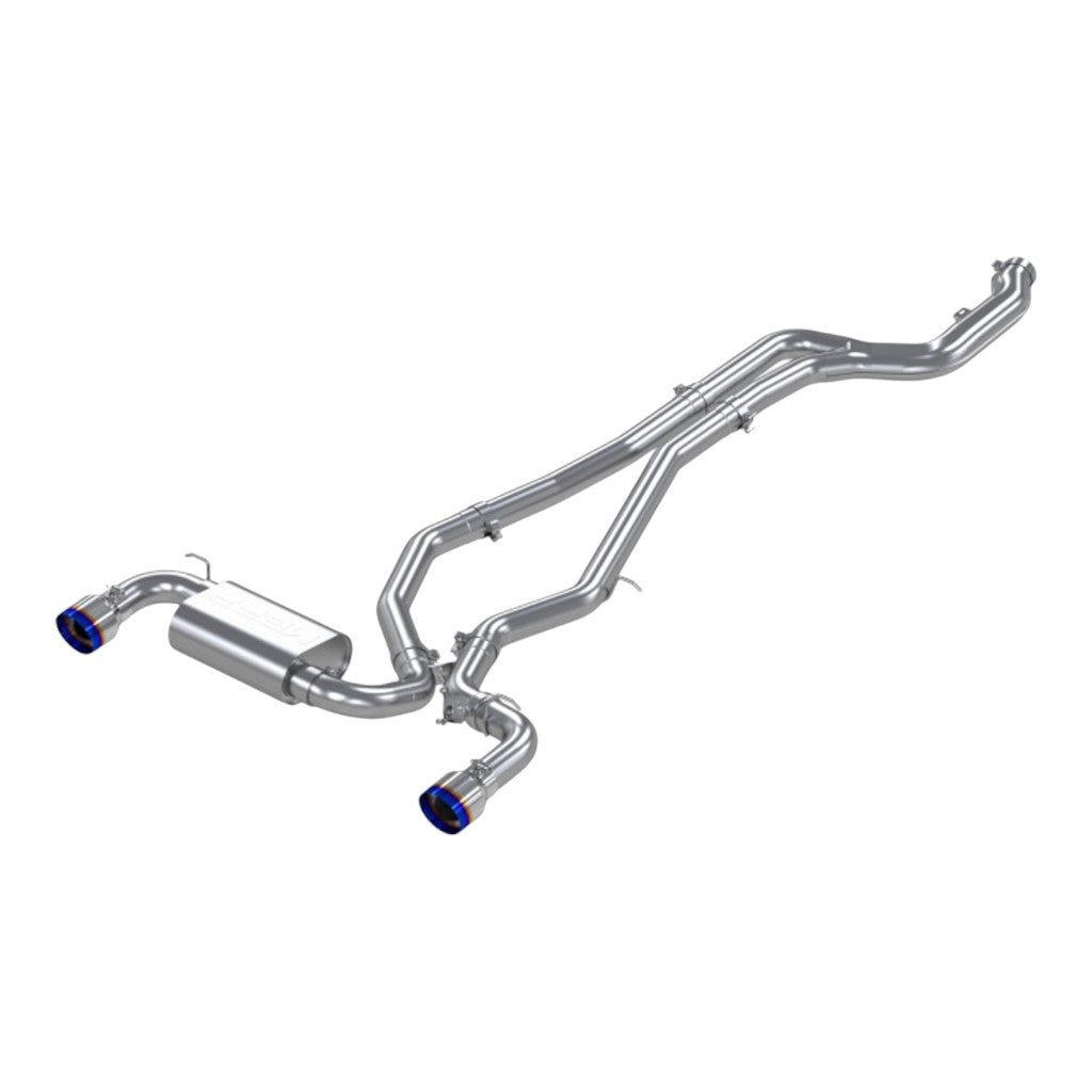 MBRP S43003BE Cat-Back 3" Armor Pro (T304 Stainless Steel / Dual with Burnt End Tips) for TOYOTA GR Supra 3.0L 2020- Photo-0