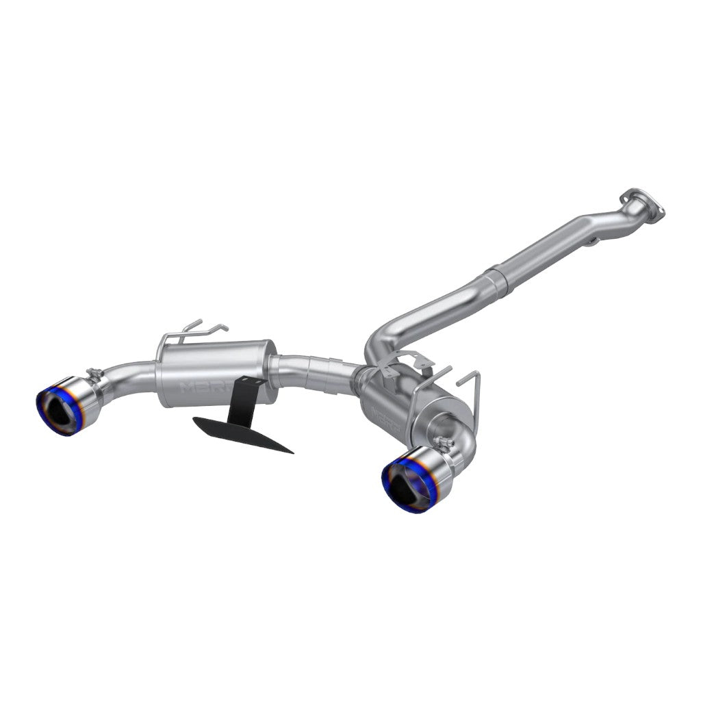 MBRP S43023BE Cat-Back 3" Armor Pro (T304 Stainless Steel / Dual with Burnt End Tips) for TOYOTA GR Corolla 2023- Photo-0