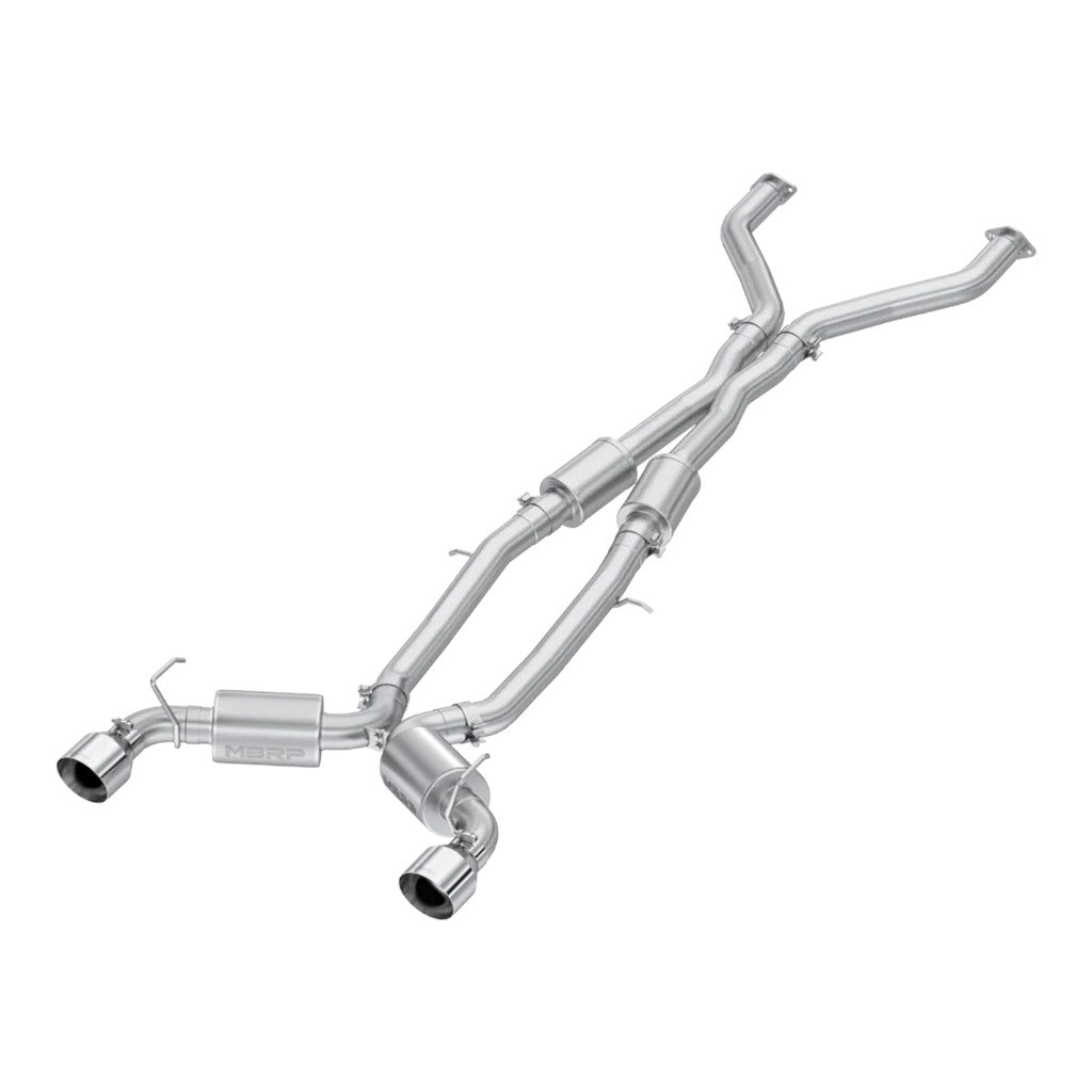 MBRP S4408304 Cat-Back 3" Armor Pro (T304 Stainless Steel / Dual) for NISSAN Z (RZ34) 2023- Photo-0