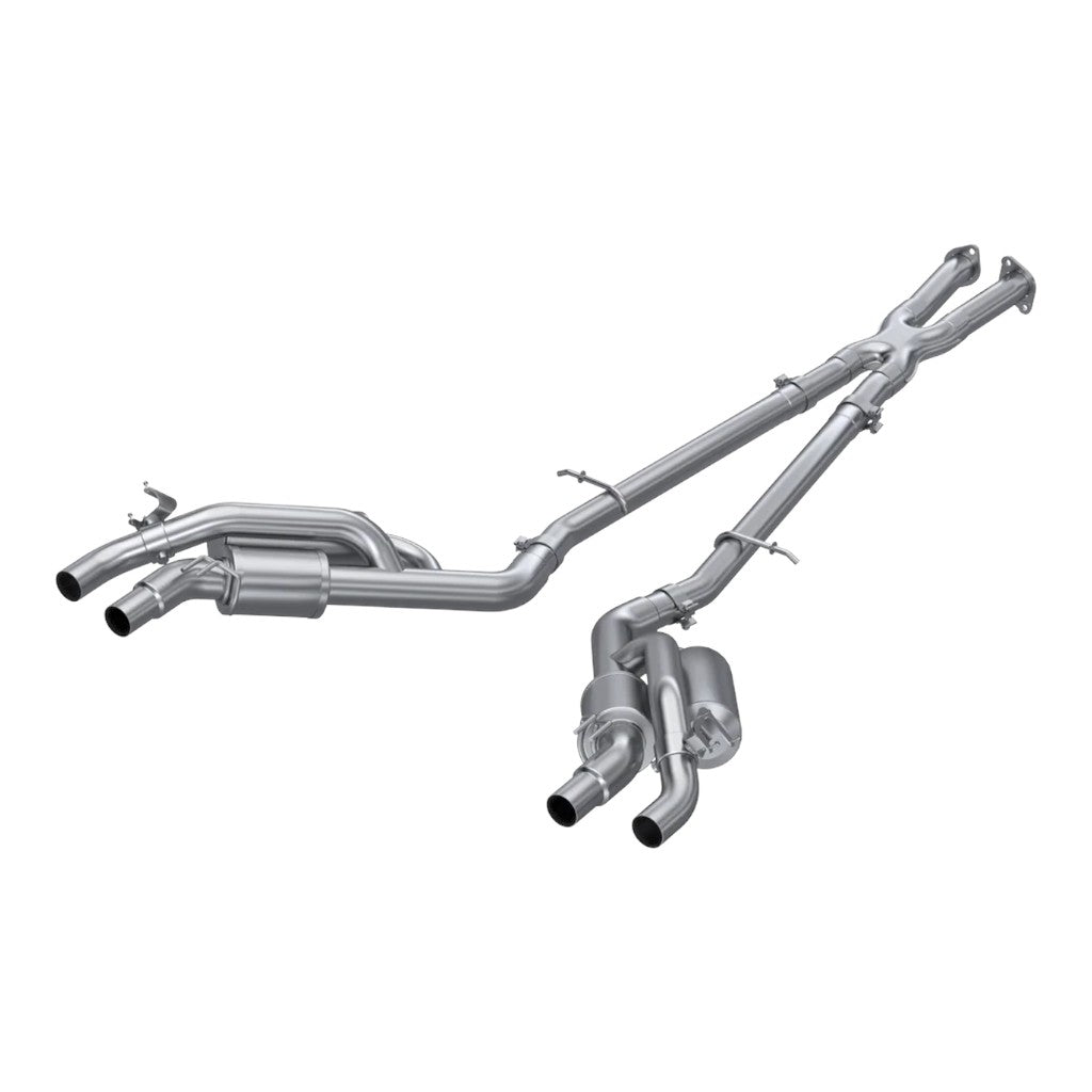 MBRP S4708304 Cat-Back 2.5" Armor Pro (T304 Stainless Steel / Dual) for KIA Stinger 2022-2024 Photo-0