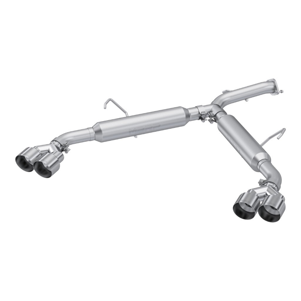 MBRP S4711AL Axle-Back 2.5" Armor Lite (Aluminized Steel / Dual) for KIA Forte GT 1.6L Turbo Sedan 2022-2024 Photo-0